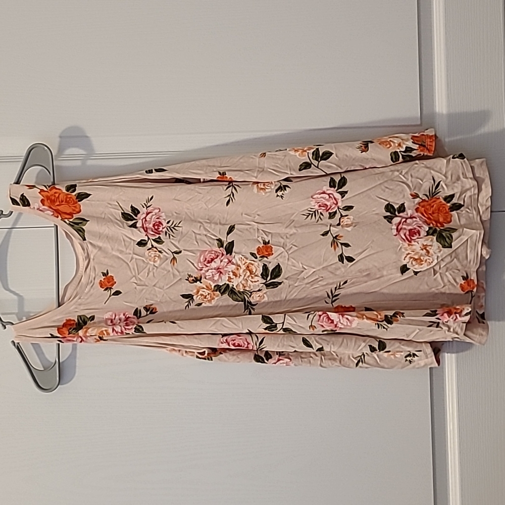 Luxe rose swing tank top